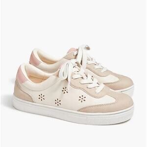 Crewcuts Perforated Flower Snecaker US Girl's 12 New